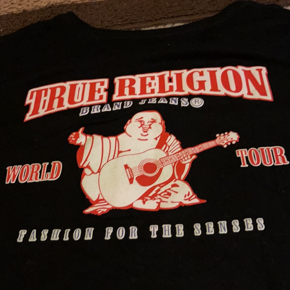 True Religion Women’s Double Puff T-shirt Size XL